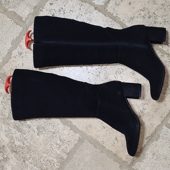 INC International Concepts Radella Wide-Calf Suede Boots Size 9.5 - Picture 2 of 12